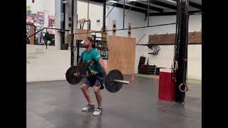 Power snatch + Overhead Squat + pause snatch (5s)