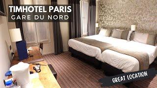 TimHotel Paris Hotel next to Gare Du Nord Station – Room Tour