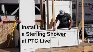 Sterling Shower Installation at PTC LIVE