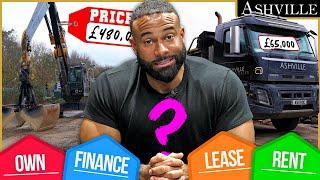 Buy, Finance, Lease or Rent? And How I Pay For My £480k Machine!