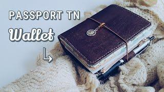 Traveler's Notebook Wallet Setup | DaCasca Cork TN Passport Size