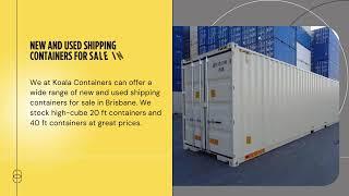 New Shipping Containers for Sale in Brisbane & Used Containers in Toowoomba – Shop Now