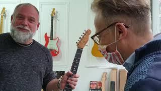 moews Guitars baut Custom E-Gitarre für Marc Jürgen von RANDALE Rockmusik