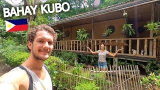 STAYING IN A FILIPINO NIPA HUT (BAHAY KUBO) PUERTO PRINCESA  PALAWAN