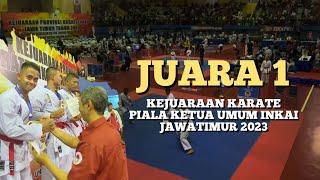 Juara 1 Kejuaraan Karate Inkai | Serda Mar Ismail | Piala Ketua Umum Inkai Jawa Timur 2023