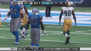 Madden 18 Chris P Bacon EP 8 last game of his rookie year and last game with Lions