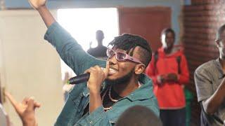 Chriss Eazy Performs "BANA" for kids at Sherrie Silver Foundation