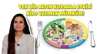 Tek Bir Altın Kuralla Etkili Kilo Vermek Mümkün!