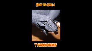 How To Make a T-Rex / Clay #shorts