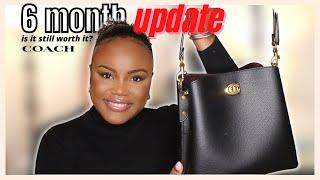 COACH WILLOW BUCKET BAG| 6 MONTH REVIEW| Best handbag under $500?| Courtney C.