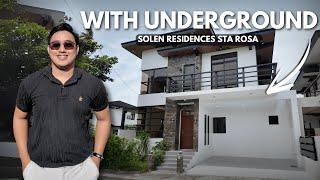 FULLY FINISHED 4 BEDROOMS  WITH UNDERGROUND HOME | NEAR NUVALI STA ROSA LAGUNA | SOLEN RESIDENCES