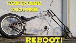 Custom Homemade Chopper Bicycle Reboot!