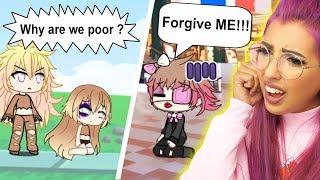 From POOR To Winning The LOTTERY! | Gacha Studio Story Reaction