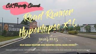 20241115 Daily Road Runner: A Hyperlapse Adventure x10 #Kulai ##IndahpuraCentral #Saleng #VervoCity