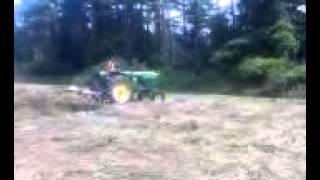 1964 john deere 3020 and sitrex tedder 2013 hay season