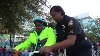 Anonymous donor surprises kids with new bicycles through Harvey Bernhardt Foundation