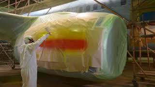 Watch Jet2.com and Jet2holidays’ 100th aircraft get a paint job