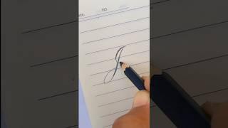 How to write J in stylish handwriting