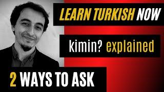 How to ask “Whose?” in Turkish | #TurkishLanguage #LearnTurkish #Turc #Turkisch #Turco #Turca