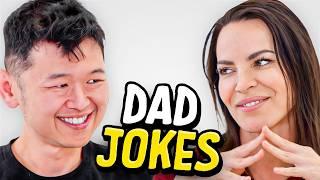 USA Dad Jokes | Don't laugh Challenge | Ian vs Dana | Raise Your Spirits