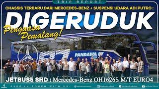 JETBUS5 SHD Single Glass Mercedes-Benz OH 1626S AIR SUSPENSION EURO4 DIGERUDUK PENGUASA PEMALANG!