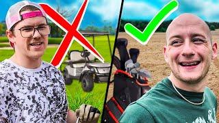 Golf Course made of DIRT - Loser Eats Cow S***