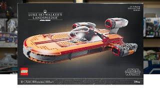 LEGO Star Wars 75341 UCS LUKE SKYWALKER'S LANDSPEEDER Review! (2022)