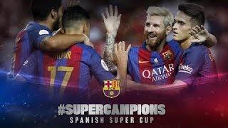 أهداف برشلونة و إشبيلية3 0 [ إياب كأس السوبر الإسباني]| HD