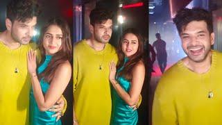 #tejran Ki Jaan #TejasswiPrakash With Boyfriend #karankundra Together Spotted At Lenskart Event