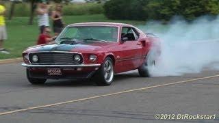Mustangs Gone Wild: Burnouts, fishtailing, accelerating