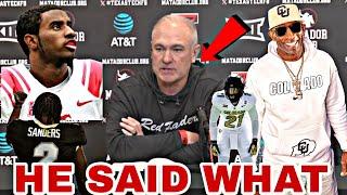 Texas Tech HC Joey McGuire Is Going VIRAL For Saying This About Shedeur Sanders & Well Off Media‼️