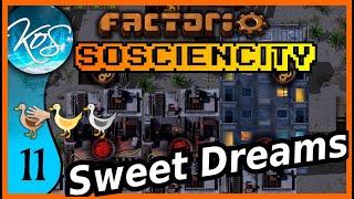 Factorio Sociencity 11 - WE WANT NEW BEDS! - Let's Play, Walkthrough, Tutorial