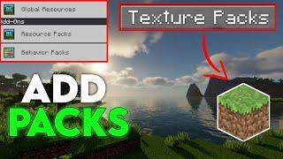 how to install texture packs in Minecraft mcpe [ 2023] add texture pack in Minecraft