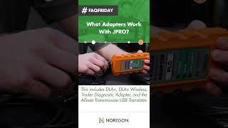 What adapters work with JPRO? #faqfriday #dieselmechanic  #dieseltech #jpro