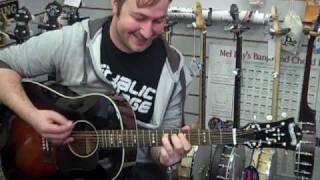 Tony plays the Blueridge BG-40 Contempory Acoustic at Hobgoblin Music Birmingham