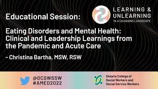 Educational Session - Eating Disorders and Mental Health