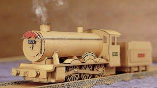 ダンボールで蒸気機関車をつくる【Harry Potter】How to Make Steam Locomotive with Cardboard