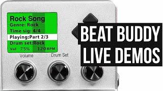 BeatBuddy demo - Drum machine in a guitar pedal - One man band