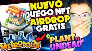 AIRDROP GRATIS  EL NUEVO PVU Y NINTIA STATE  METROPOLIS NUEVO JUEGO NFT  RENTABLE 