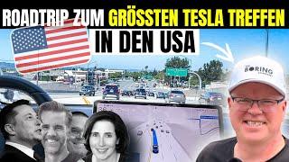 Teil 1: MEGA TESLA EVENT in den USA - RALF fährt mit FSD SUPERVISED zum XTAKEOVER | EFIEBER