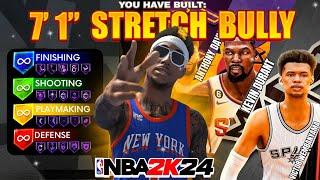 93 BLOCK + 92 DUNK + 91 3PT STRETCH BIG BUILD CAN DO EVERYTHING! BEST CENTER BUILD IN NBA2K24!!!