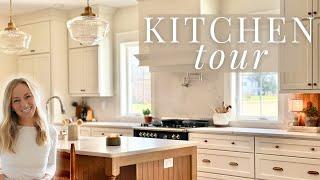 full kitchen tour! | kitchen organization + design ideas