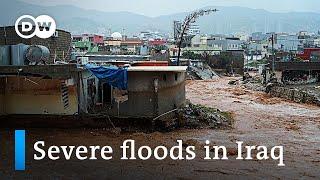 Iraq's northern Kurdistan region hit by flash floods and mudslides | DW News