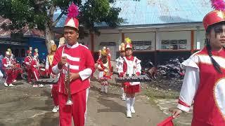 ANTRAKSI MARCHING BAND UPT SMAN 11 LUWU PEMBUKAAN MPLS UPT SMAN 11 LUWU