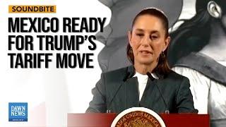 Mexican President Sheinbaum Stands Firm Against Potential Trump Tariffs | Dawn News English