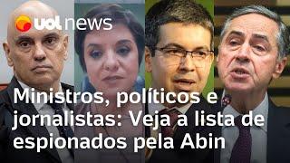 Abin paralela de Bolsonaro monitorou Vera Magalhães, Randolfe, Lira e+: veja a lista da espionagem