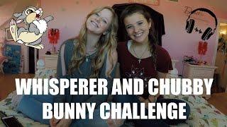 WHISPERER AND CHUBBY BUNNY CHALLENGE WITH MY HOST SISTER || Sara Guggi