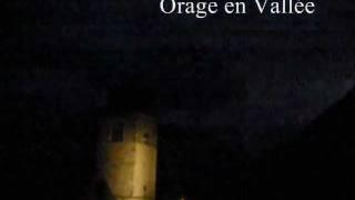 un orage en vallée d'Aure