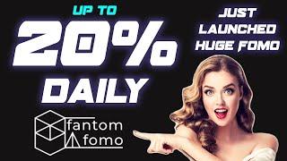  NEW PRINTER - FANTOM FOMO | JUST LAUNCHED | up to 20% DAILY +0.5% every 24h | 1.22 mln $FTM STAKED