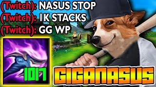 1017 NASUS STACKS | ONE Q = 1 KILL